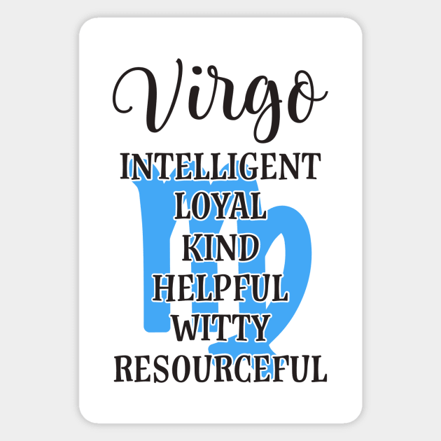 Virgo Zodiac Sticker by thechicgeek